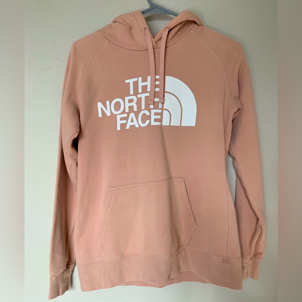 Light pink North Face hoodie